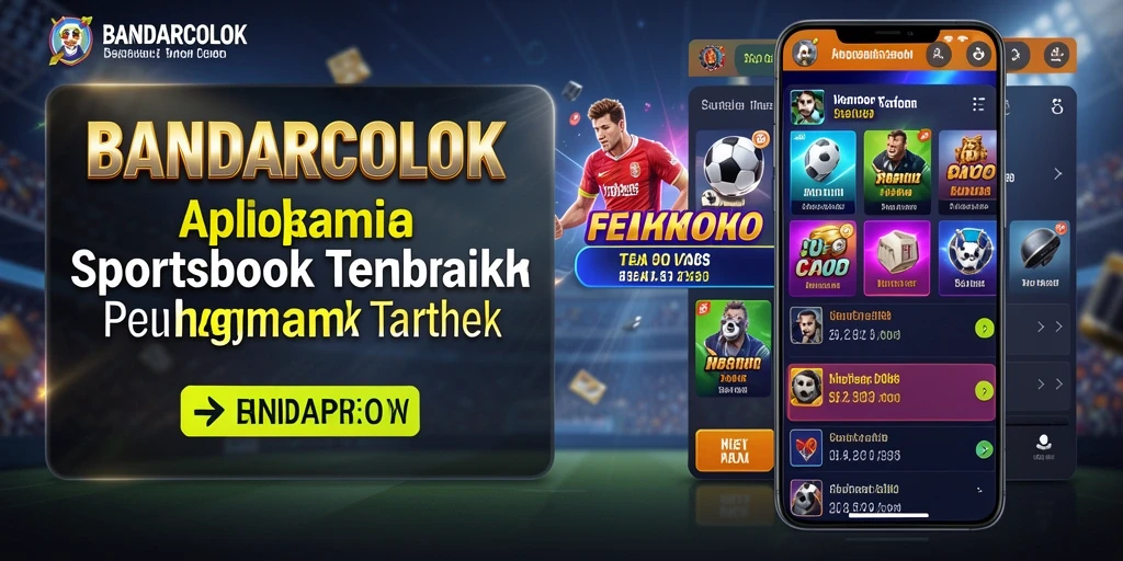Screenshot gameplay BANDARCOLOK menampilkan taruhan langsung di berbagai olahraga.
