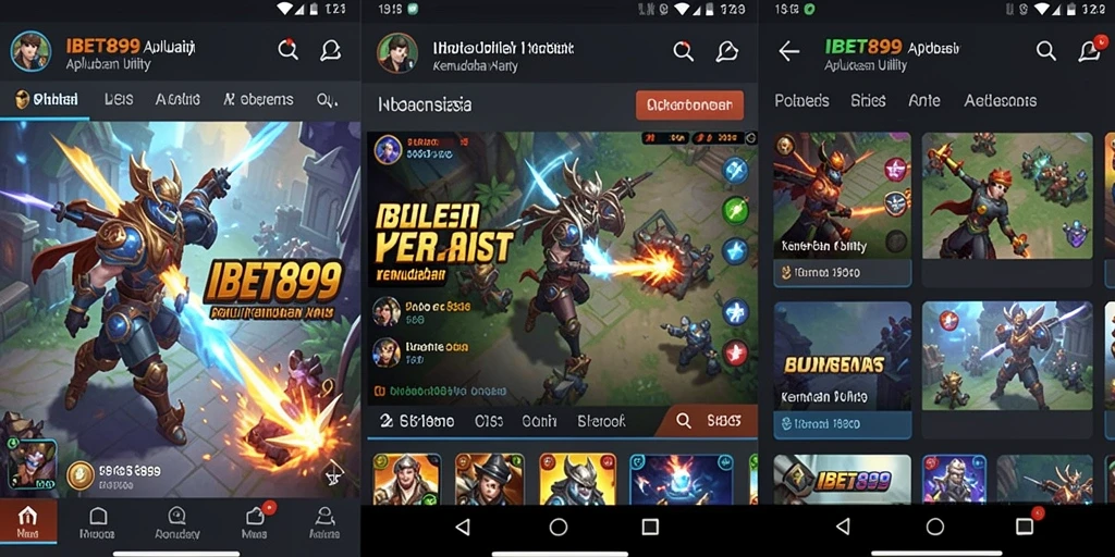 Screenshot utama IBET899 menunjukkan tampilan antarmuka yang ramah pengguna.
