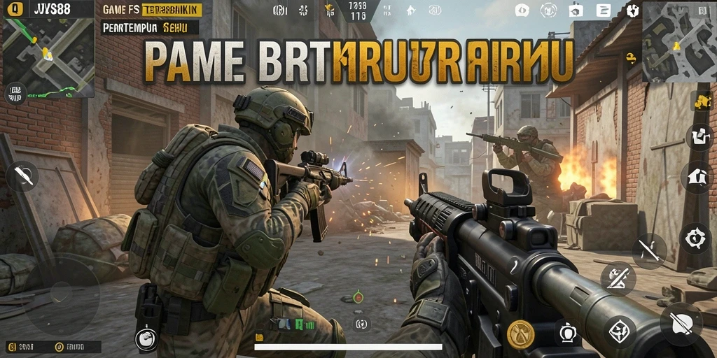 Screenshot JVS88 menampilkan aksi tembak-menembak yang mendebarkan.