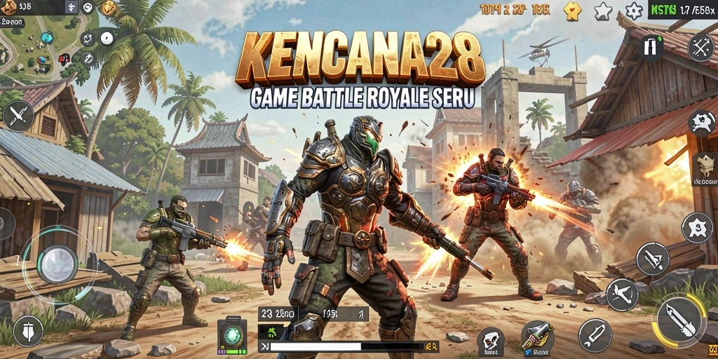 Gameplay KENCANA28 dengan aksi pertarungan yang intens.