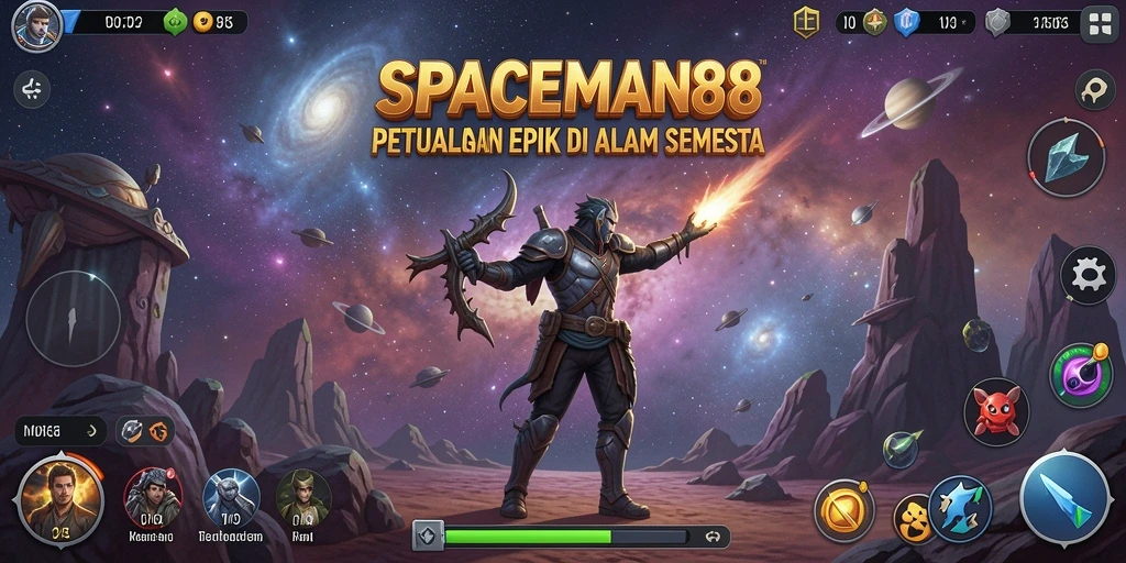 Tampilan gameplay SPACEMAN88 yang mendebarkan dan penuh aksi.