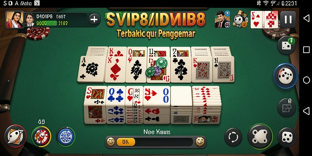 Screenshot gameplay seru dari permainan Domino SVIP8.