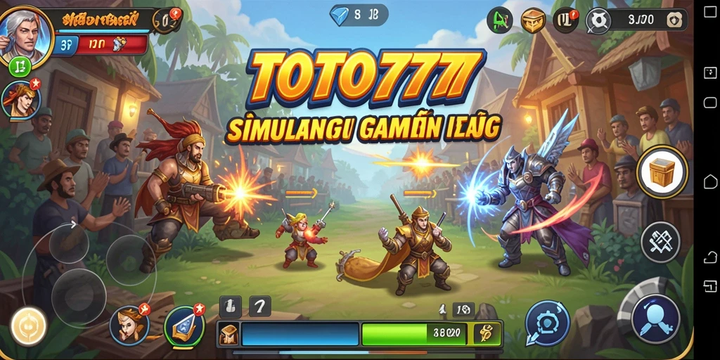 Tampilan gameplay TOTO777 dengan grafis yang memukau.