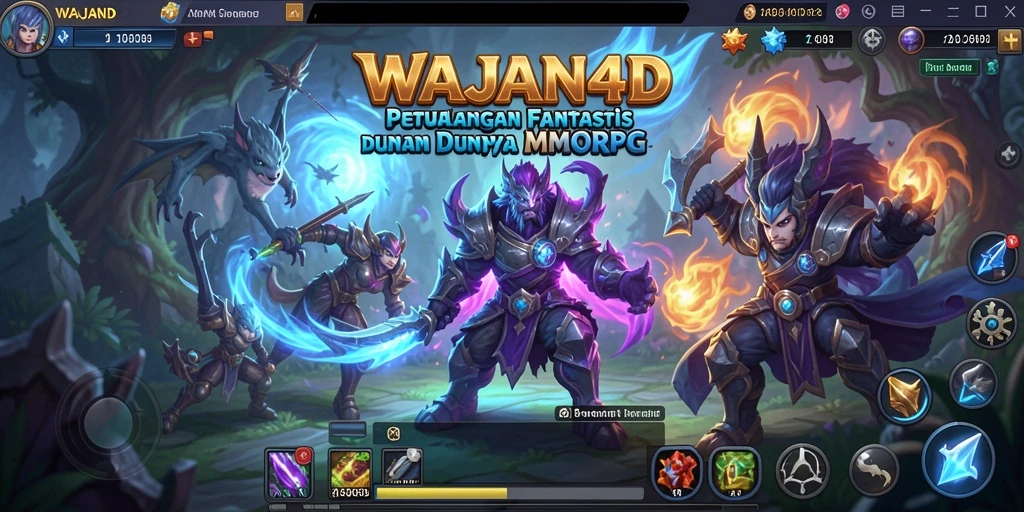 Screenshot gameplay <strong>WAJAN4D</strong> yang menunjukkan petualangan seru di dunia MMORPG.